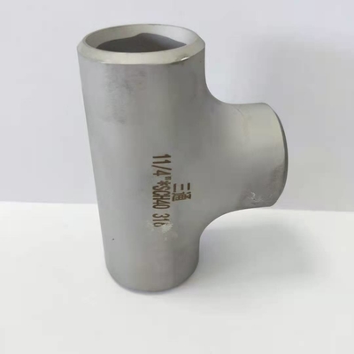 1d 304 Joint Connector 24 Tee Pemasangan Pipa Pengurang Stainless Steel