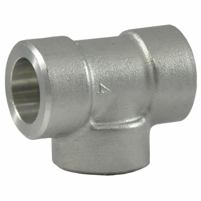 Tee Las Soket 2000lb B16.11 3/4 &quot;Npt Stainless Steel Forged Fittings